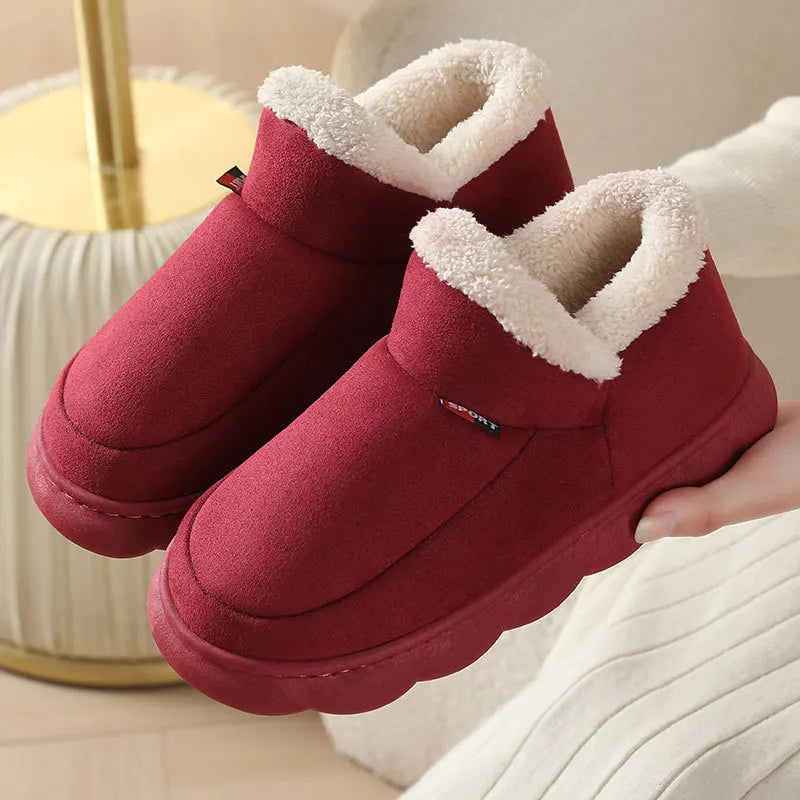 Chaussons d'hiver en peluche Smile PoP