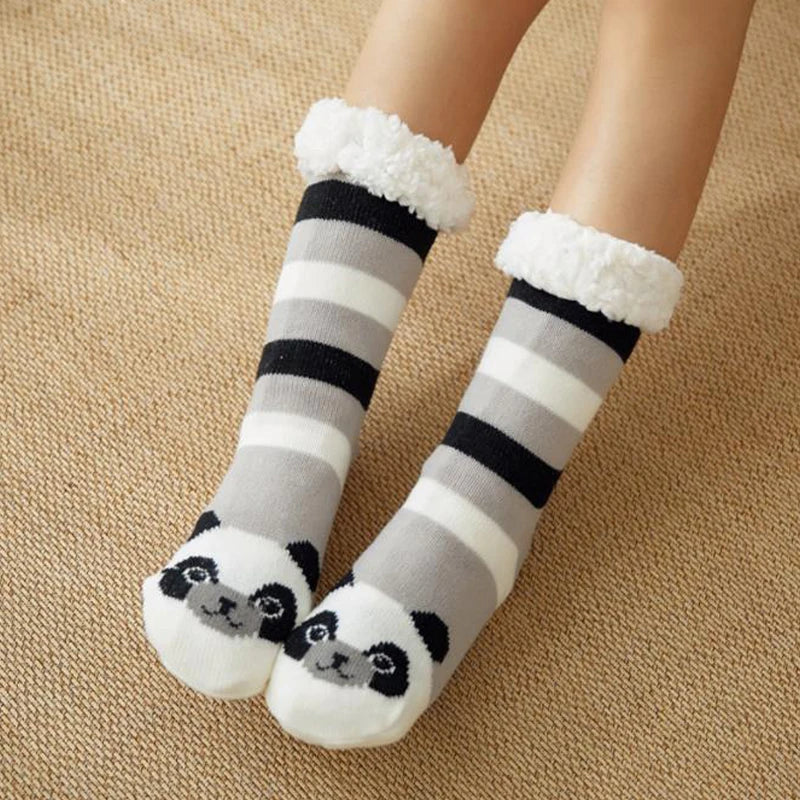 Chaussettes Chaudes Femme – Doublées, Hiver, Kawaii