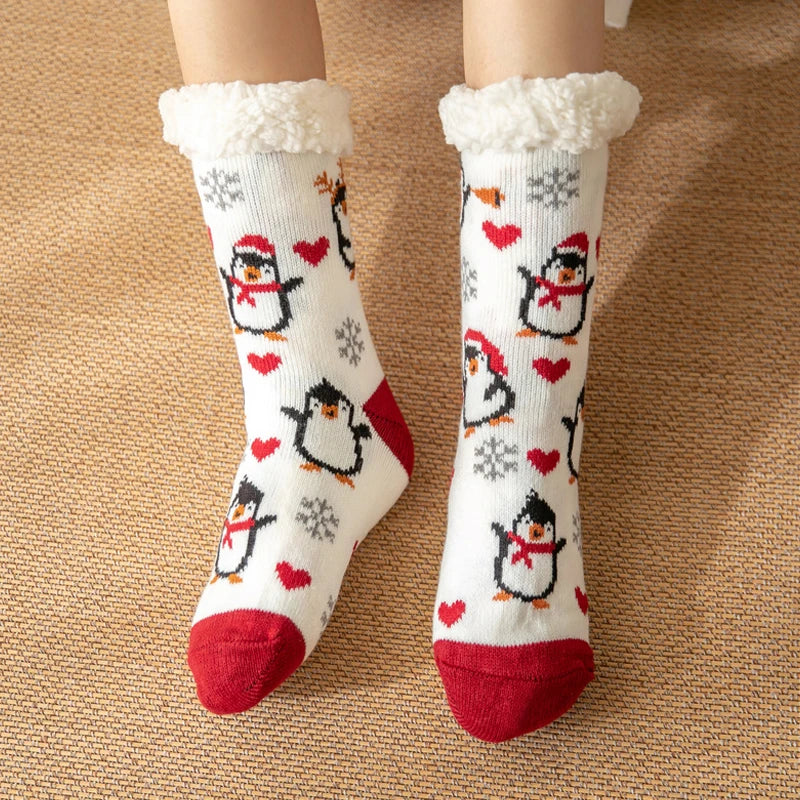 Chaussettes Chaudes Femme – Doublées, Hiver, Kawaii