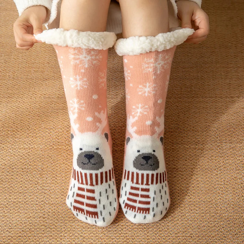 Chaussettes Chaudes Femme – Doublées, Hiver, Kawaii