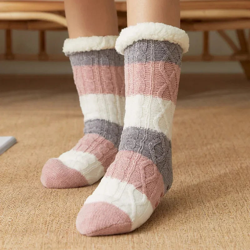 Chaussettes Chaleur Douce Antidérapantes