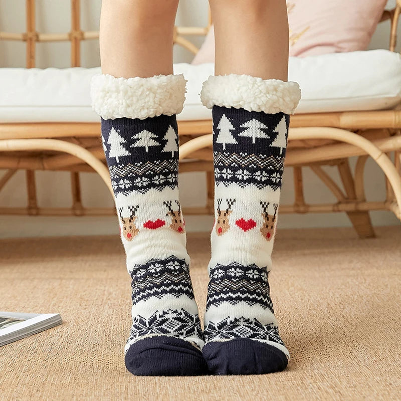 Chaussettes Chaudes Femme – Doublées, Hiver, Kawaii