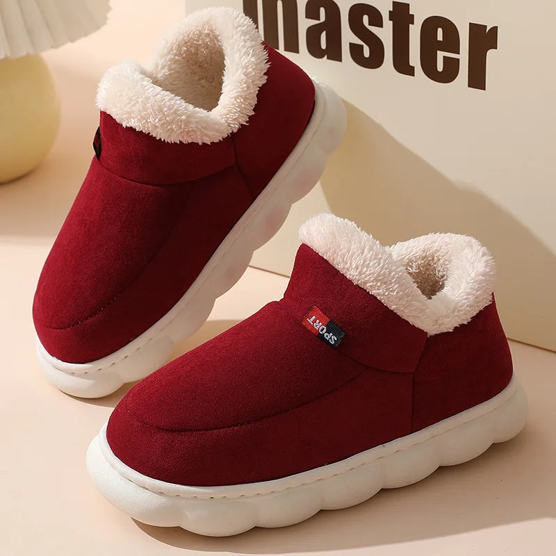 Chaussons d'hiver en peluche Smile PoP