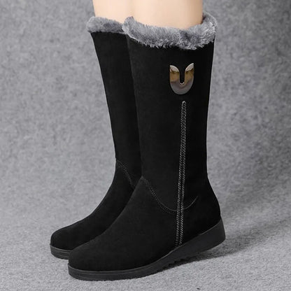 Bottes Haute Hiver Femme Confort