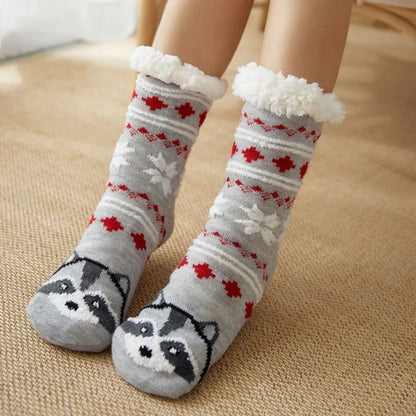 Chaussettes Chaudes Femme – Doublées, Hiver, Kawaii