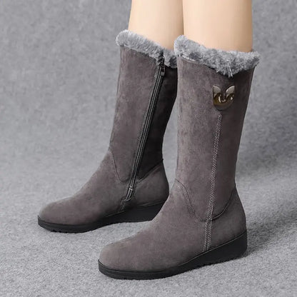 Bottes Haute Hiver Femme Confort