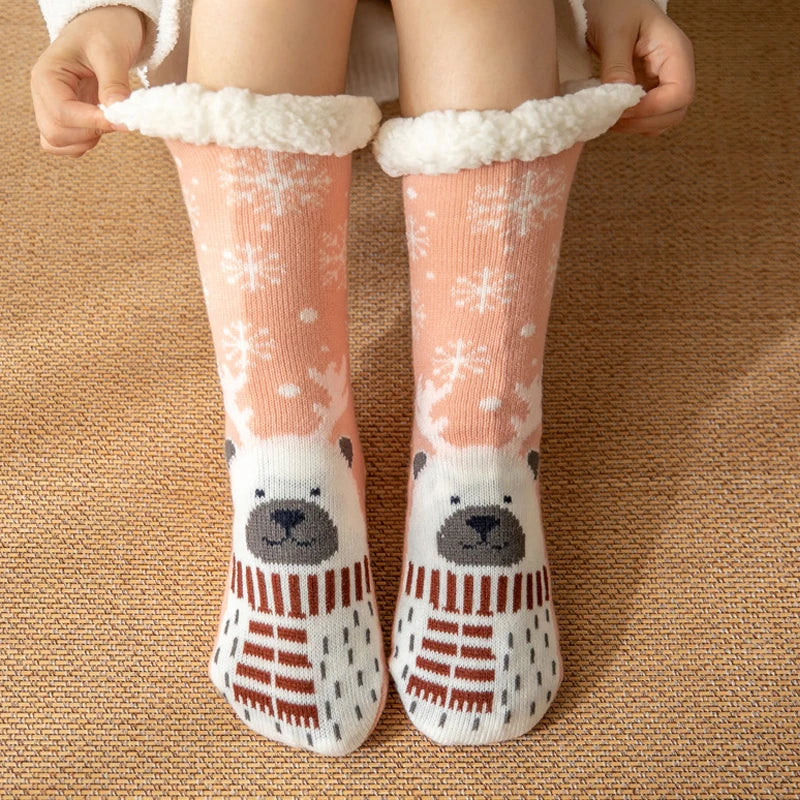 Chaussettes Chaudes Femme – Doublées, Hiver, Kawaii